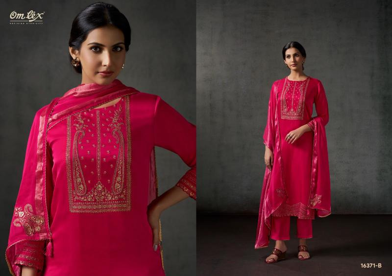 Omtex chaitali 4 pcs wholesale dress materials catalog
